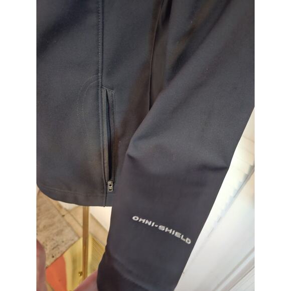 Columbia Womens Kruser Ridge Soft Shell Jacket Black SZ S OmniShield Water Resis - Picture 4 of 4